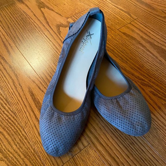 Xappeal Womens Clair Slip On Ballet Flats - Grey - Picture 5 of 8